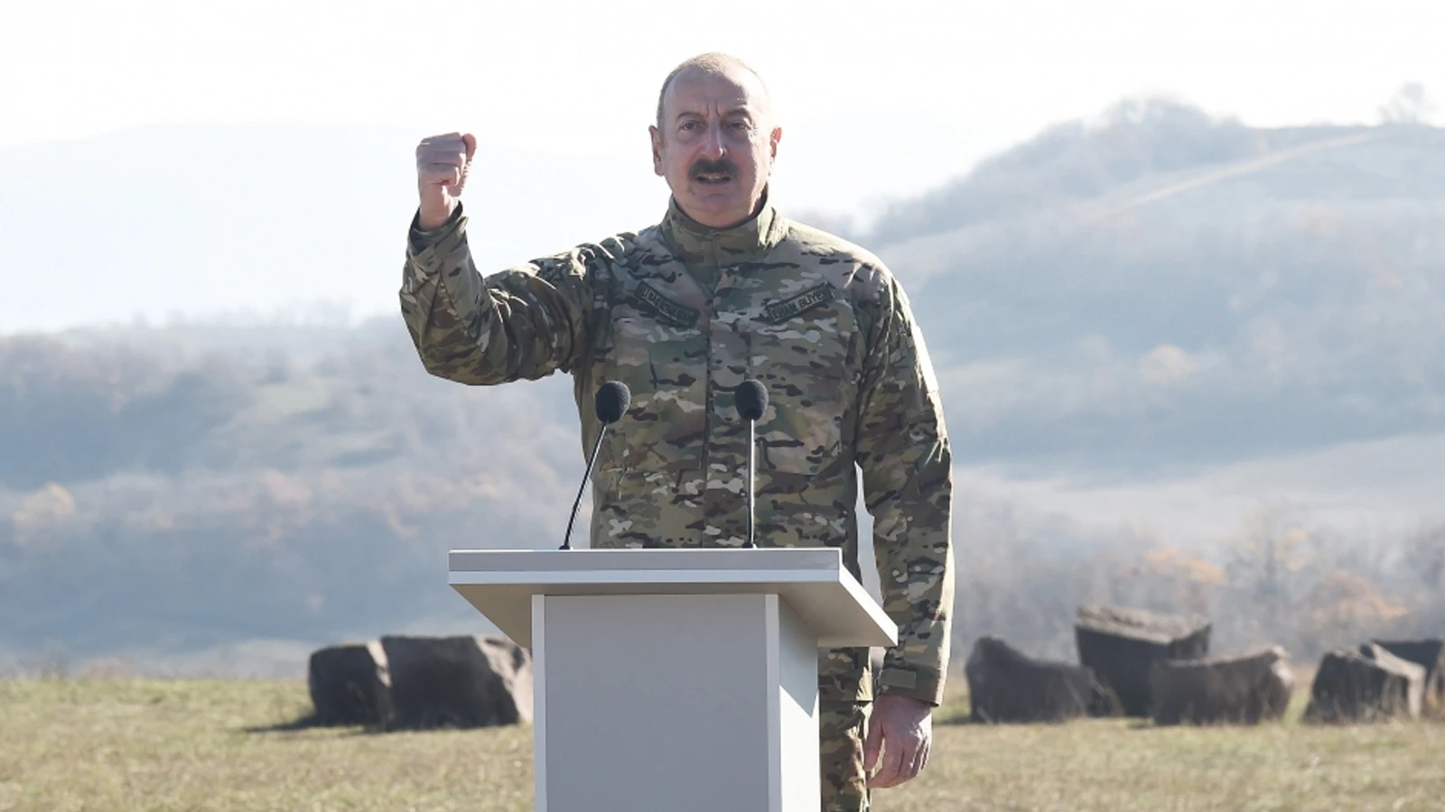 İlham Aliyev Karabağ'ın Zaferi'nin 1. yılında orduya seslendi: Ermenistan ordusu diz çöktü